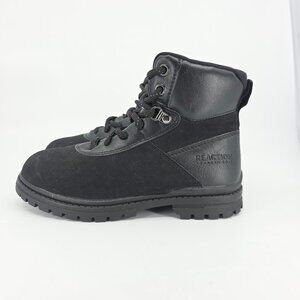 Kenneth Cole Reaction Kids Combat Boots Size 13C Black Suede High Winter Hiking